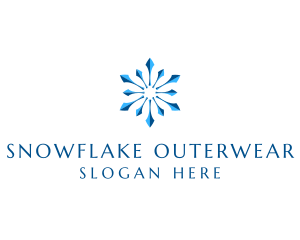 Snowflake Business Pattern  logo design