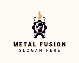 Welder - Ironwork Welder Fabrication logo design