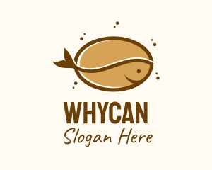 Coffee Bean Fish  Logo