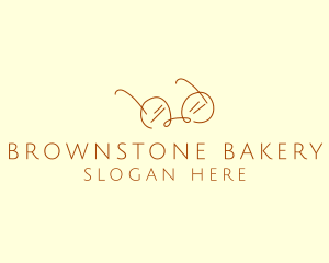 Brown - Brown Minimalist Eyeglass logo design