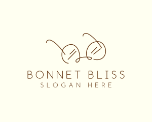 Brown Minimalist Eyeglass logo design