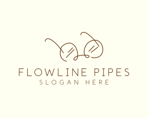 Brown Minimalist Eyeglass logo design