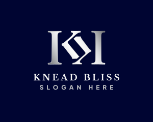 Luxury Hotel Lifestyle Letter KK logo design