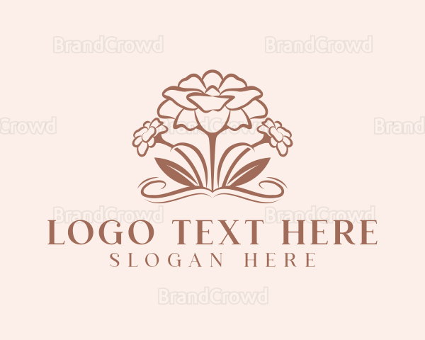 Natural Floristry Business Logo