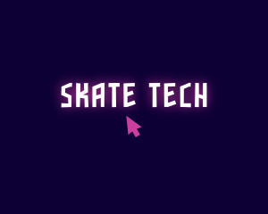 Neon Tech Click logo design