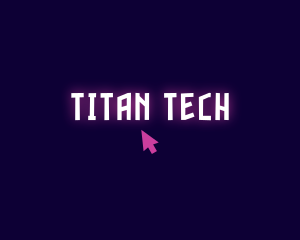 Neon Tech Click logo design