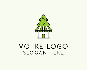 Winter - Christmas Souvenir Shop logo design