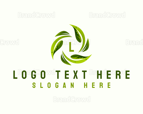 Eco Leaf Nature Logo