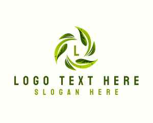 Planting - Eco Leaf Nature logo design