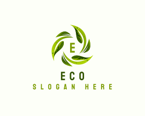 Eco Leaf Nature logo design