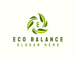 Eco Leaf Nature logo design