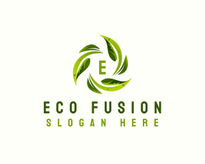 Eco Leaf Nature logo design