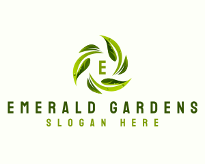 Eco Leaf Nature logo design