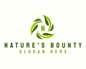 Eco Leaf Nature logo design