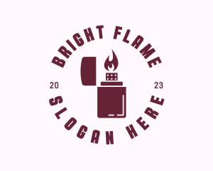 Lighter - Lighter Fire Flame logo design