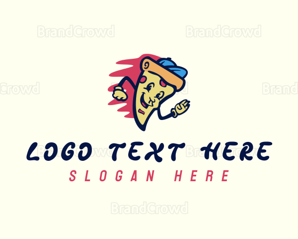Pizza Food Delivery Logo