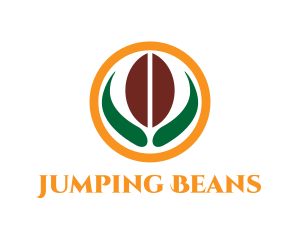 Coffee Bean Plant logo design