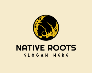 Native - Native African Fashion logo design