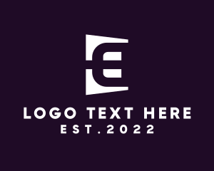 Technology - Electronic Technology Brand Letter E logo design