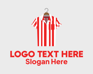 Casual - Striped Polo Shirt logo design