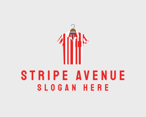 Striped Polo Shirt logo design