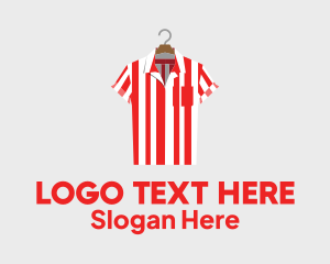 Shirt - Striped Polo Shirt logo design