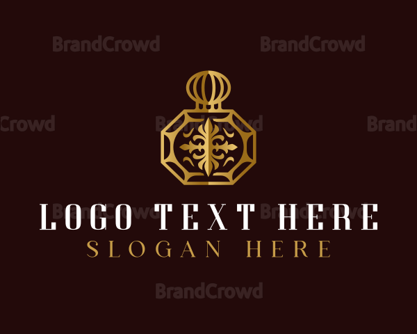 Luxury Perfume Bottle Logo