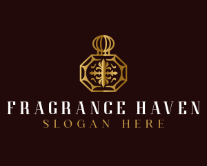 Luxury Perfume Bottle logo design