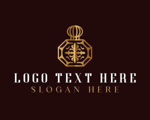 Fragrance - Luxury Perfume Bottle logo design