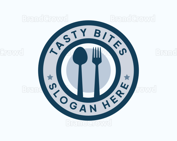 Restaurant Kitchen Utensils Logo