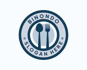 Restaurant Kitchen Utensils Logo