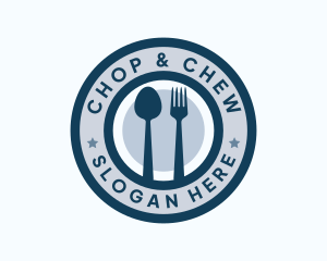 Restaurant Kitchen Utensils Logo