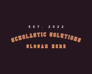 Scholastic - Sports Jersey Wordmark logo design