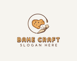 Heart Cookies Bakery logo design