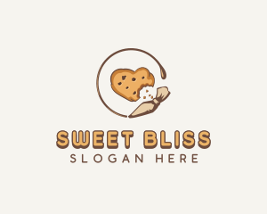 Heart Cookies Bakery logo design