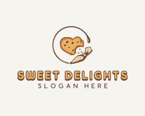 Heart Cookies Bakery logo design