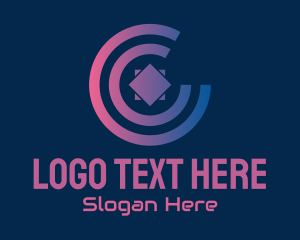 It - Tech Letter C logo design