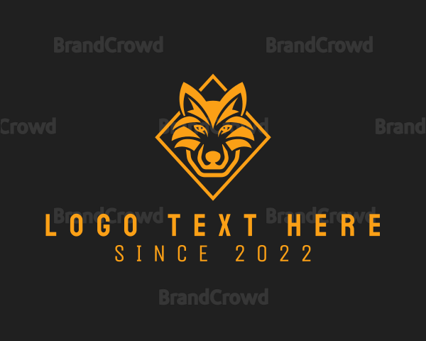 Fierce Diamond  Wolf Logo