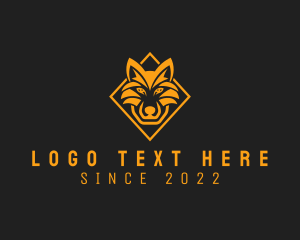 Wolf - Fierce Diamond  Wolf logo design