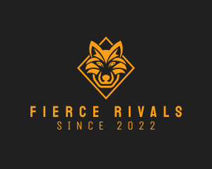 Fierce Diamond  Wolf  logo design