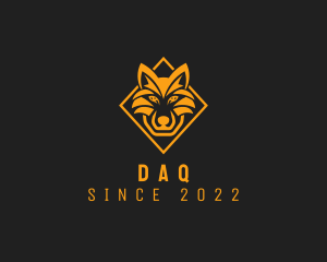 Fierce Diamond  Wolf  logo design