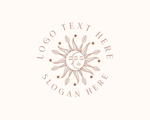 Magic - Magic Sun Moon Face logo design