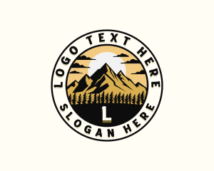 Trek - Mountain Climbing Exploration logo design