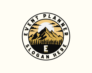 Mountain Climbing Exploration Logo