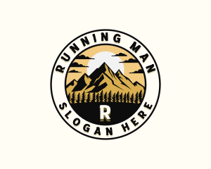 Camping - Mountain Climbing Exploration logo design