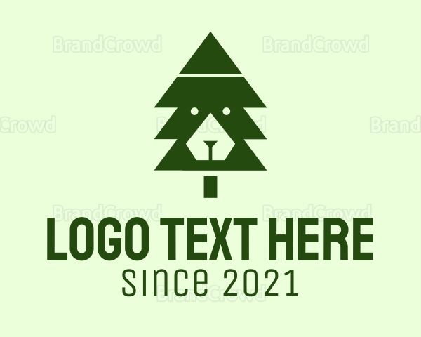 Green Pine Tree Logo