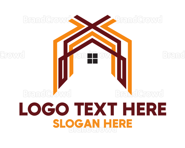 Orange Brown Housing Logo