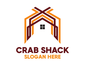 Orange Brown Housing logo design