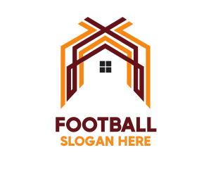 Property Investor - Orange Brown Housing logo design