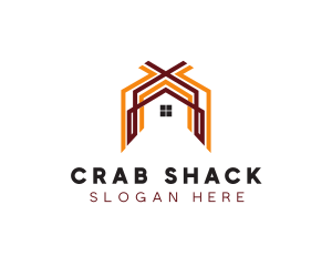 Orange Brown Housing logo design